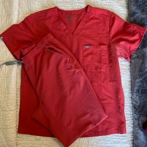 Men’s Coral Figs Scrub Set